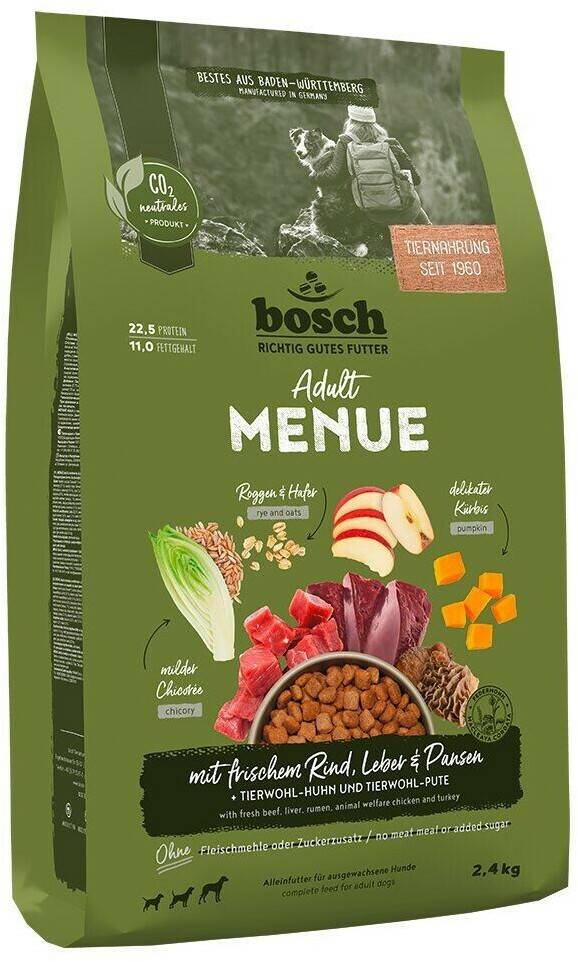 bosch HPC MENUE Adult frisches Rind Hundetrockenfutter Zooplus bosch HPC MENUE Adult frisches Rind Hundetrockenfutter2,4kg