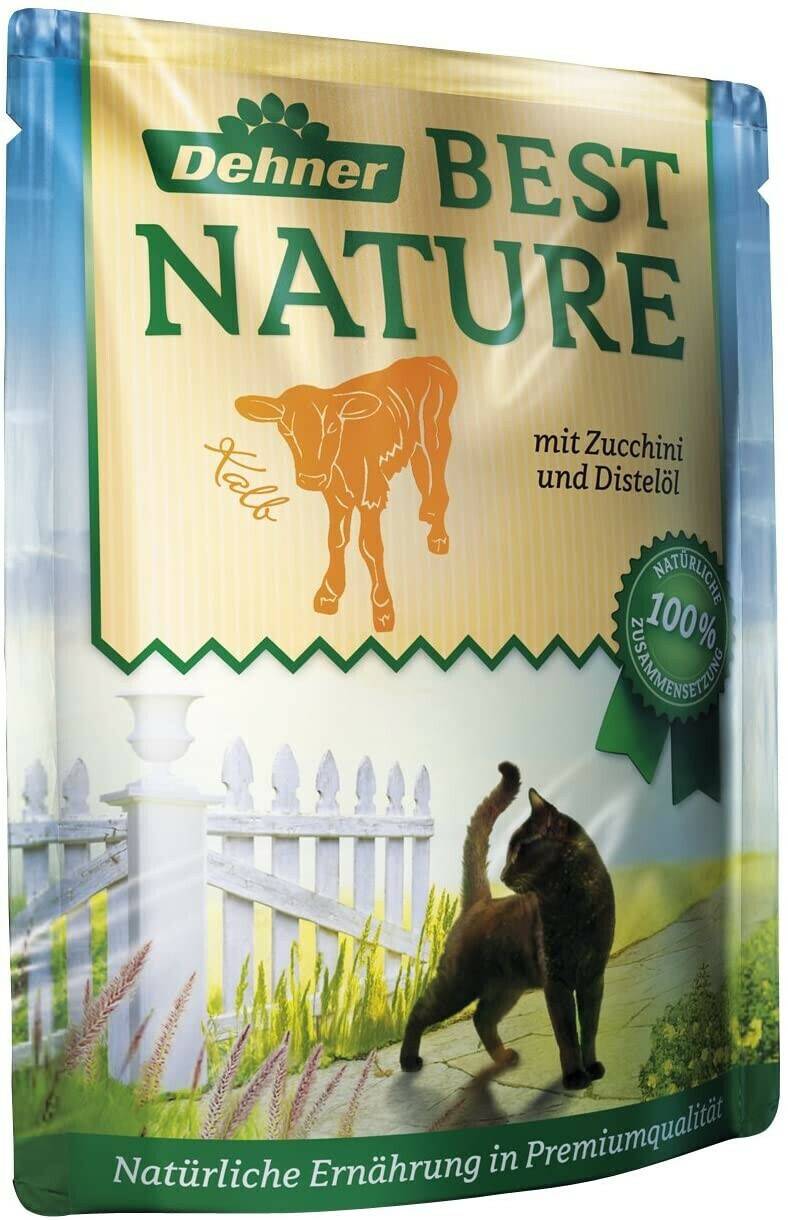 Zooplus Dehner Best Nature Adult Kalb 85g Katzenfutter