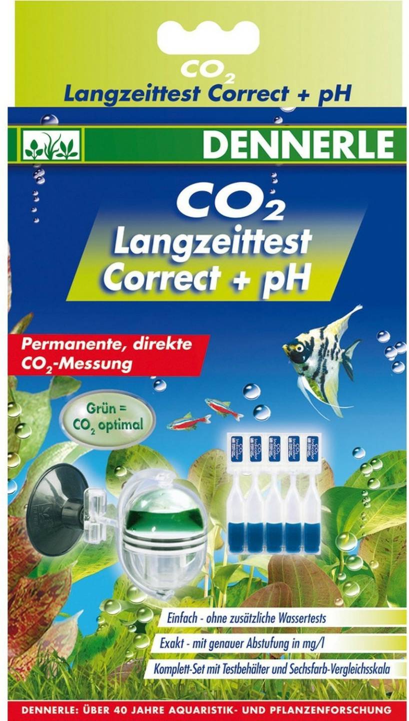 Zooplus Dennerle Profi-Line CO2 Langzeittest Correct + pH Aquarienpflege