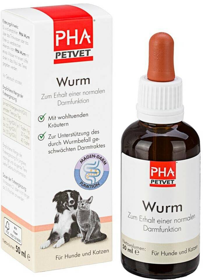 Zooplus PHA Wurm für Hunde und Katzen 50ml Tiergesundheit