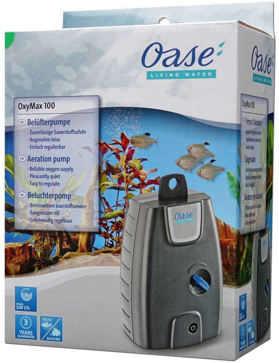 Oase OxyMax Belüfterpumpe Zooplus Oase OxyMax Belüfterpumpe100