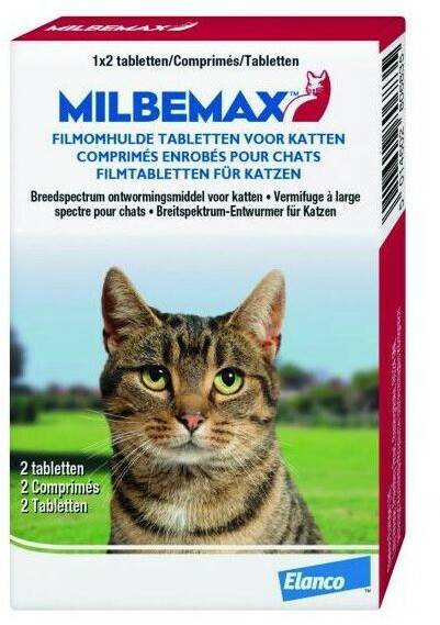 Elanco Milbemax Entwurmungstabletten für Katzen ab 2kg Zooplus Elanco Milbemax Entwurmungstabletten für Katzen ab 2kgNovartis 4 Tabletten