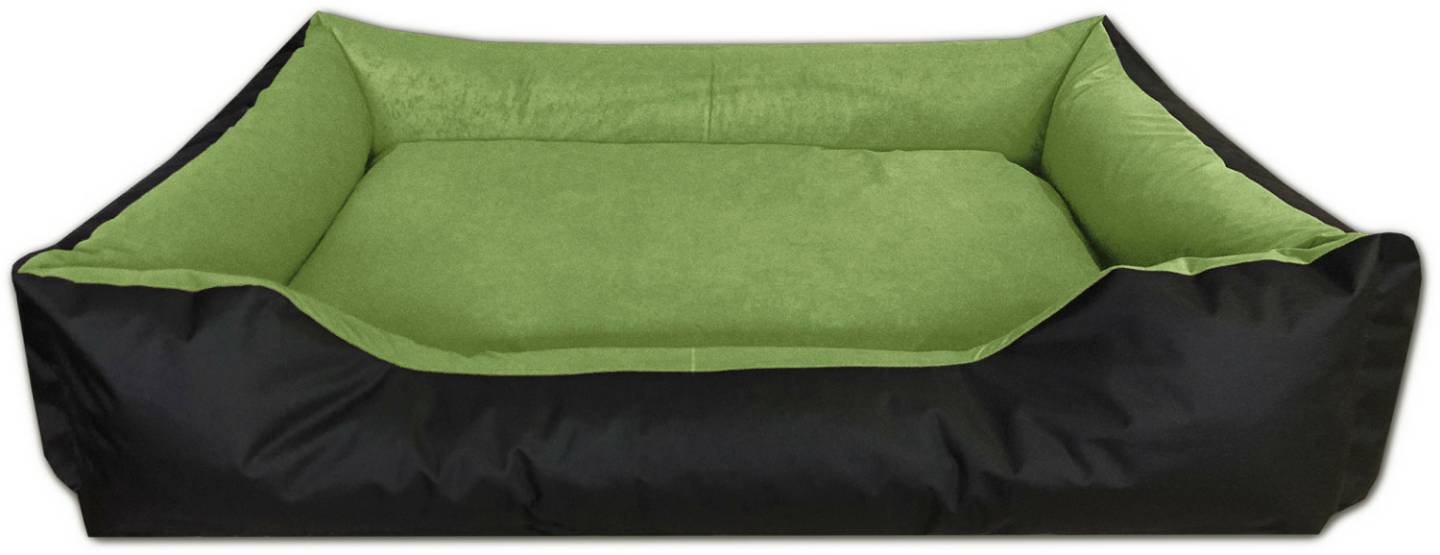 Zooplus BedDog Hundesofa LUPIXXXL Green-Field schwarz-grün BedDog Hundesofa LUPI